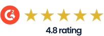Gander has a 4.8 rating on G2.